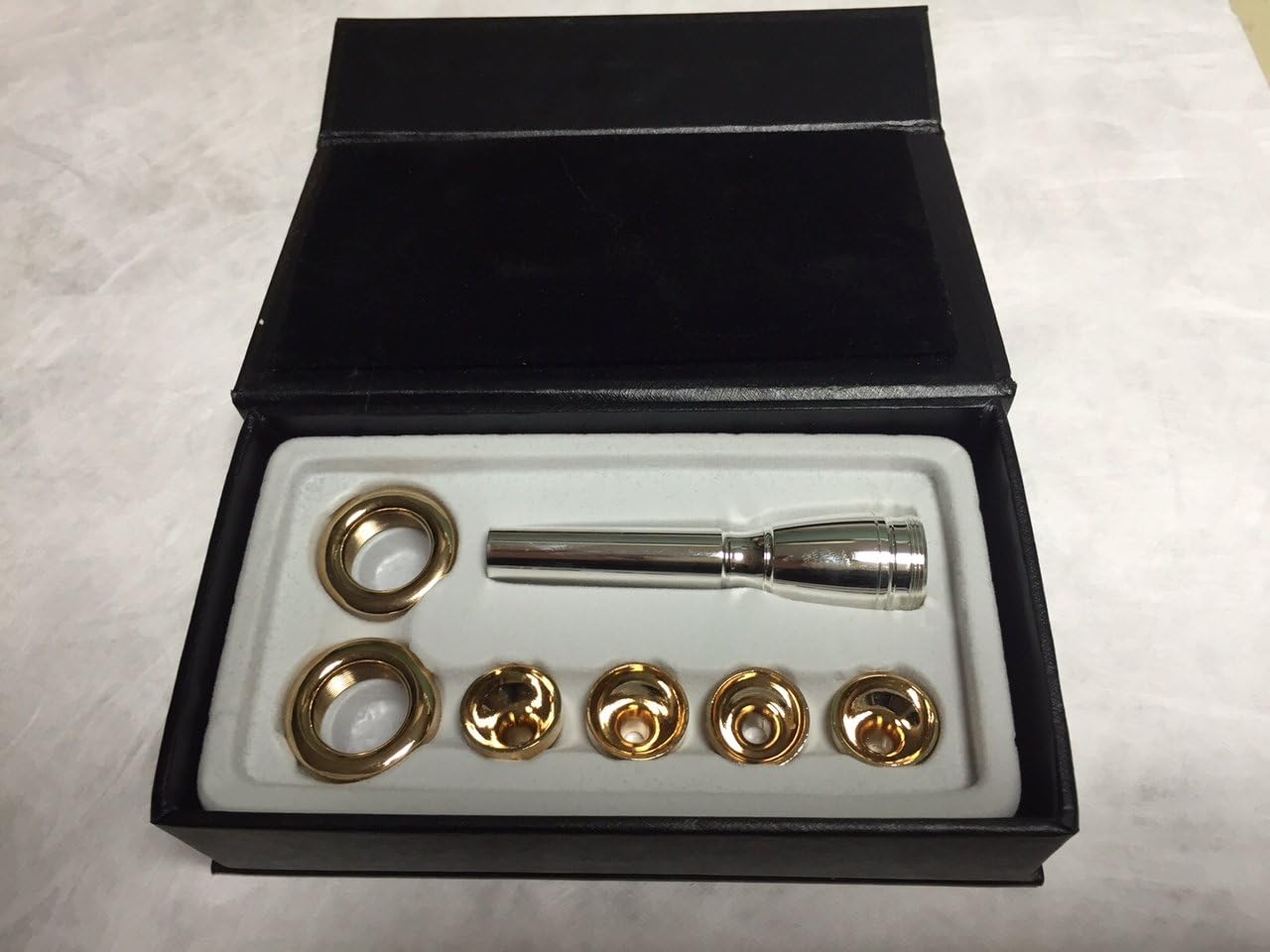 Ktone Gold Trumpet Mouthpiece, 8 Sizes, Convertible, New