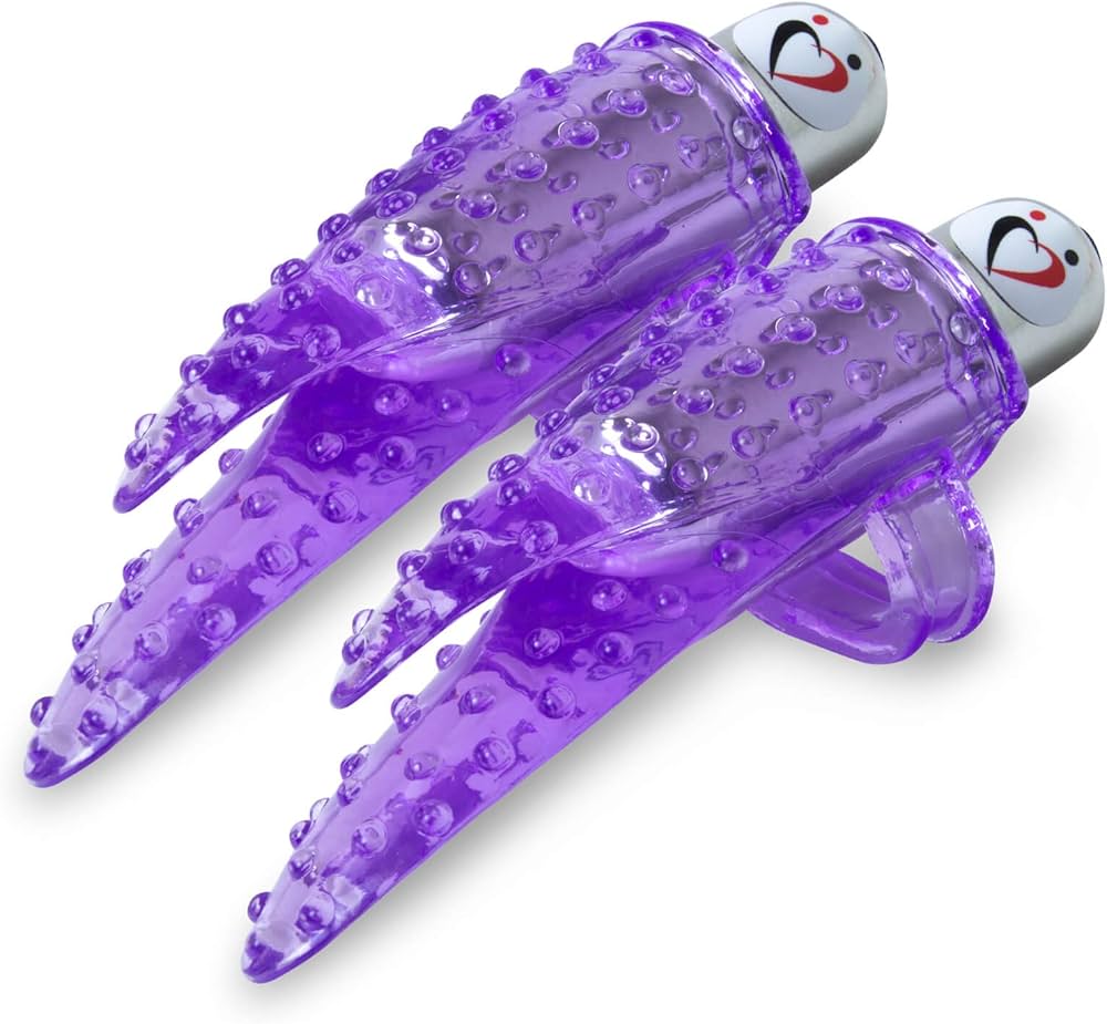 finger tip vibrater Amazon.com: LeLuv Vibrator Fantasy Finger Tip Bullet Massager Textured  Clitoral Tickler Purple 2 Pack