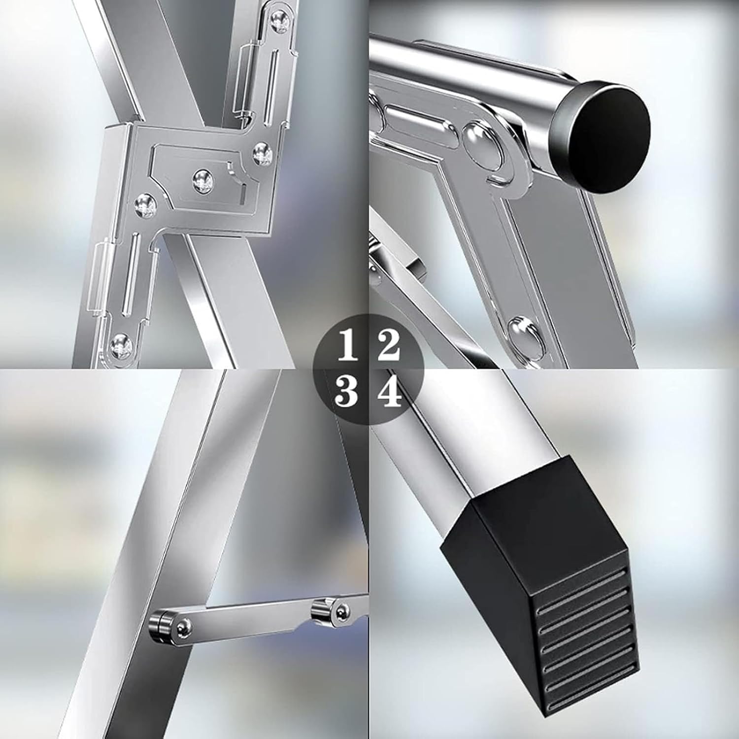 Foldable Space-Saving Clothes Rack Floor-Standing Clothes Rack Tripod Portable Rotating Clothes Rack，Heavy Duty Stainless Steel Clothes Drying Rack, Space-Saving Laundry Stand, Extendable 79