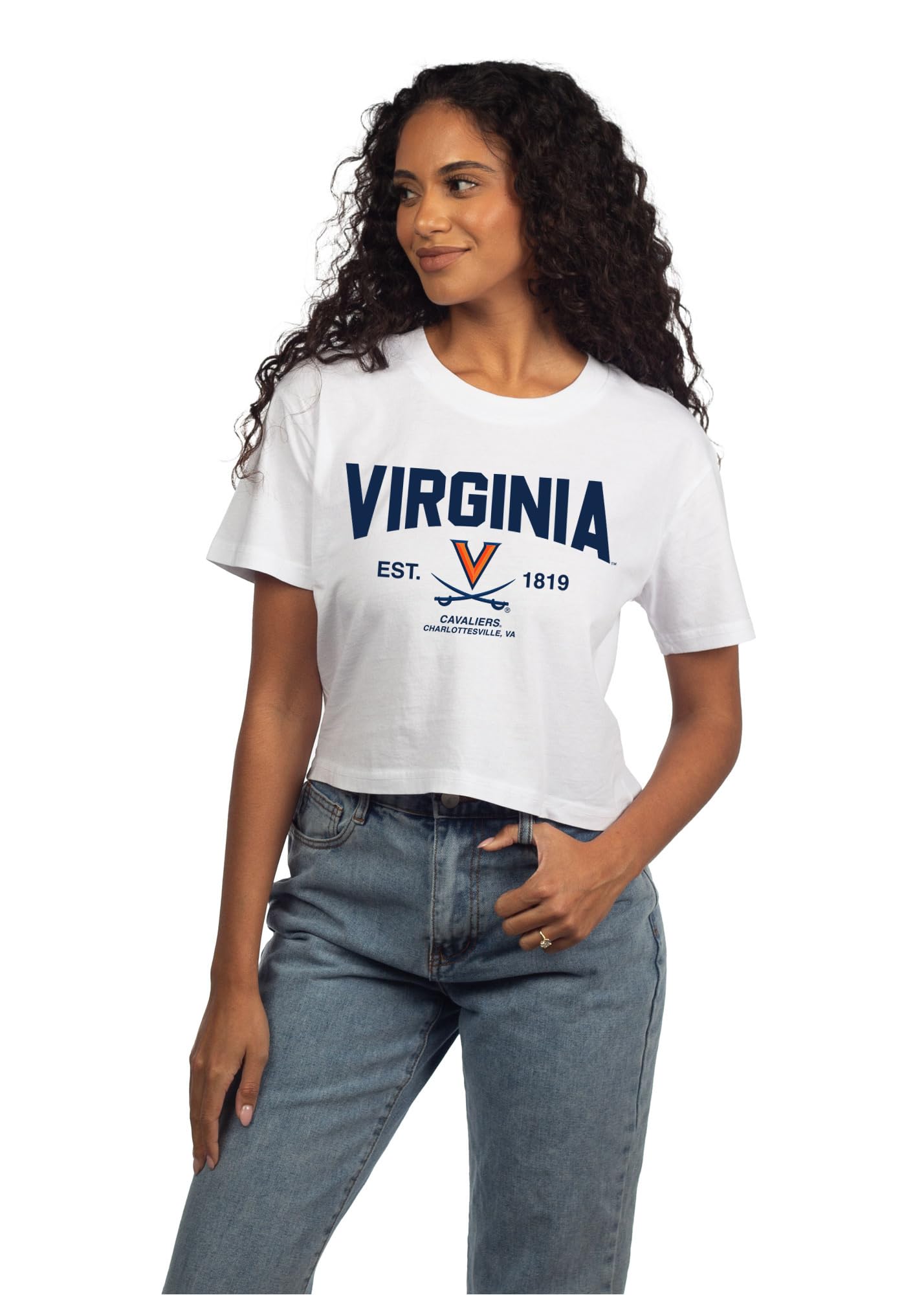 chicka-d Women's Standard Short 'N Sweet Tee, White, Large