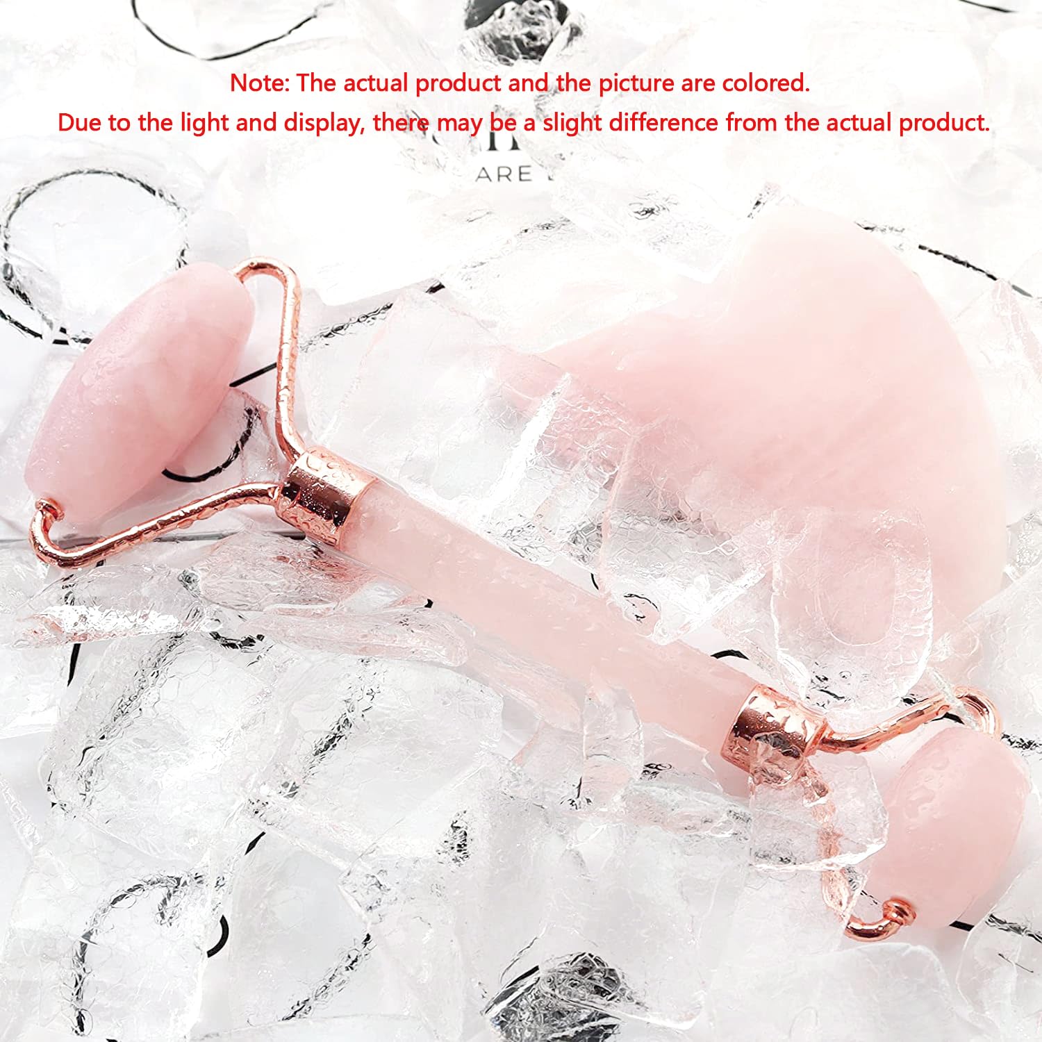 Gua Sha Giada Naturale - Massaggiatore Viso Rilassante e Rimodellante per la Vostra Pelle,Kit Rullo di Giada di Anti-invecchiamento Naturale per Occhi, Viso, Collo