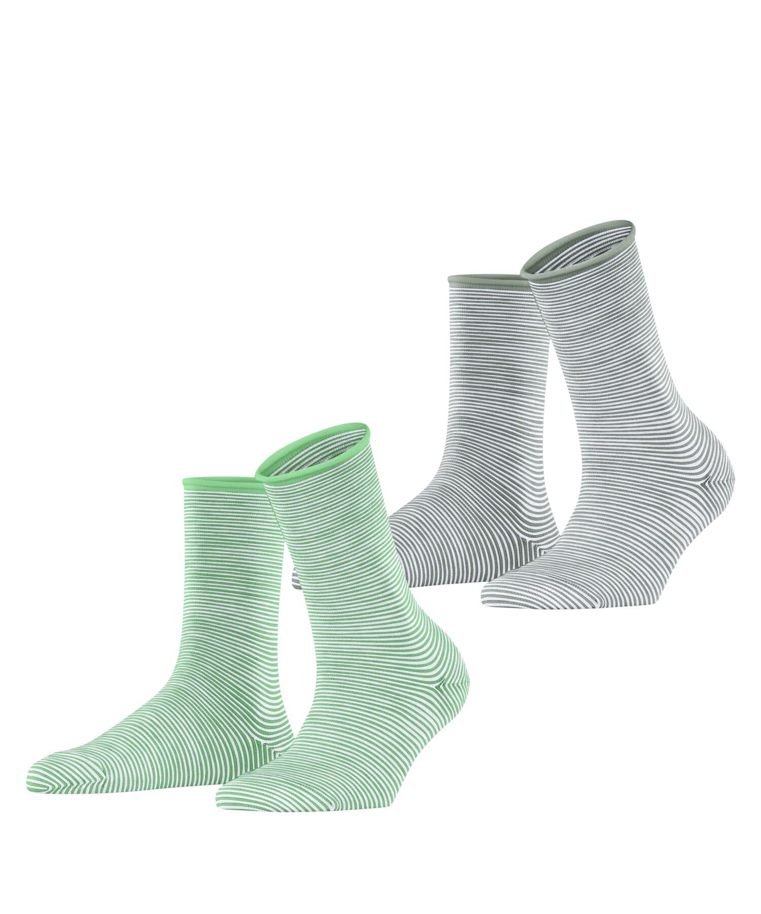 ESPRIT Allover Stripe Multipack W So katoen gedessineerd dames sokken