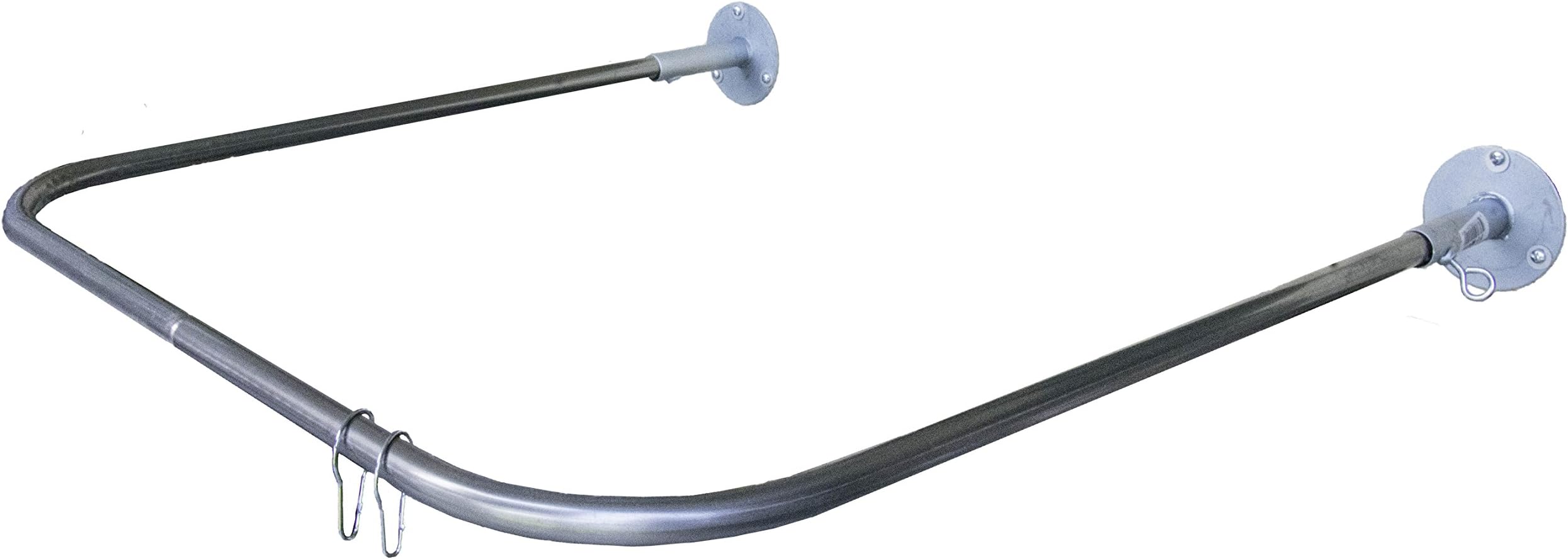 30 X 30 Inch removable RV camper motorhome trailer shower rod that stows away when not needed also works to create a toilet bathroom stall heavy duty