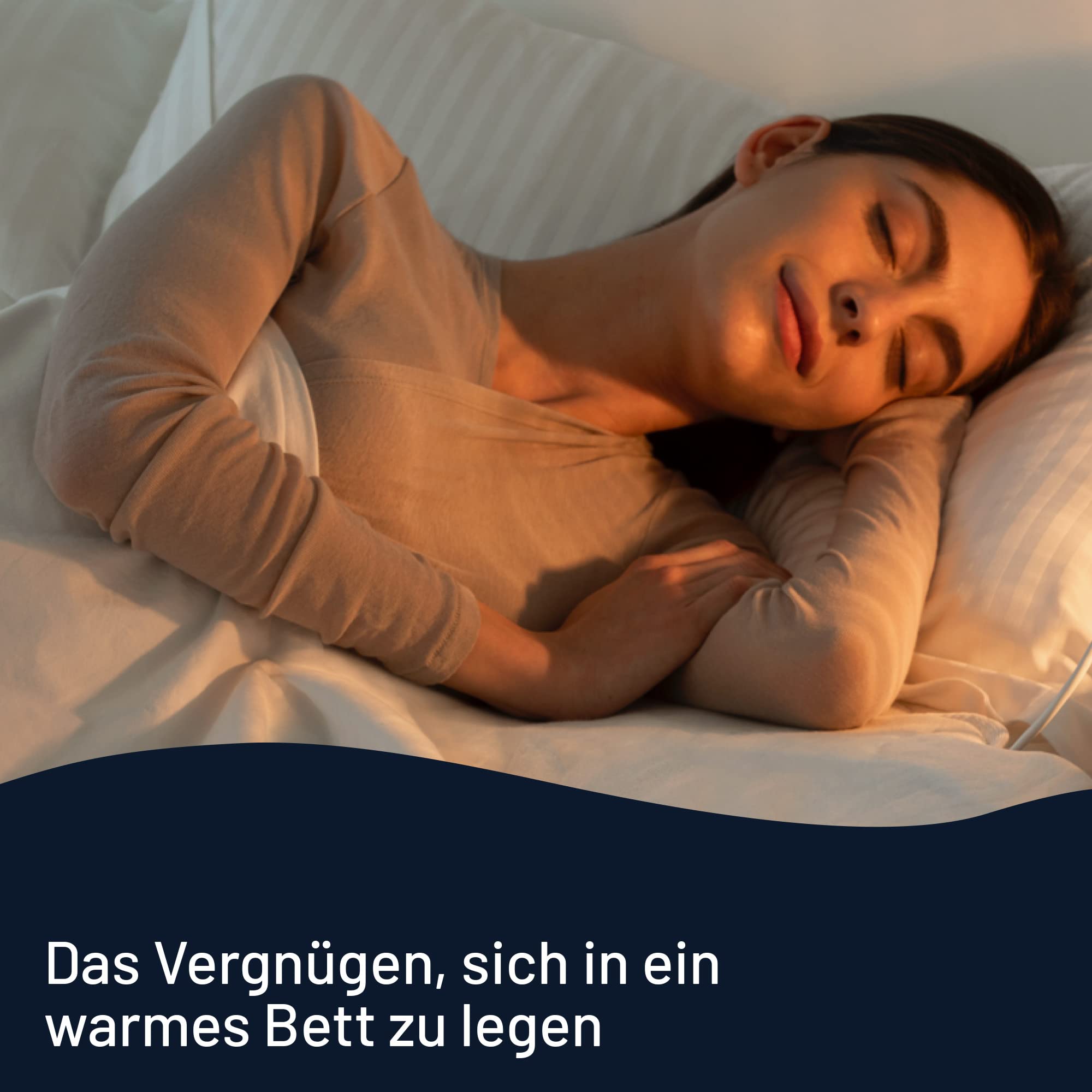 Imetec, Wärmeunterbett für Einzelbetten, 150x80 cm, niedriger Stromverbrauch, Steuerung mit 2 Temperaturen, gesteppes Gewebe, Made in Italy, hand- und maschinenwaschbar