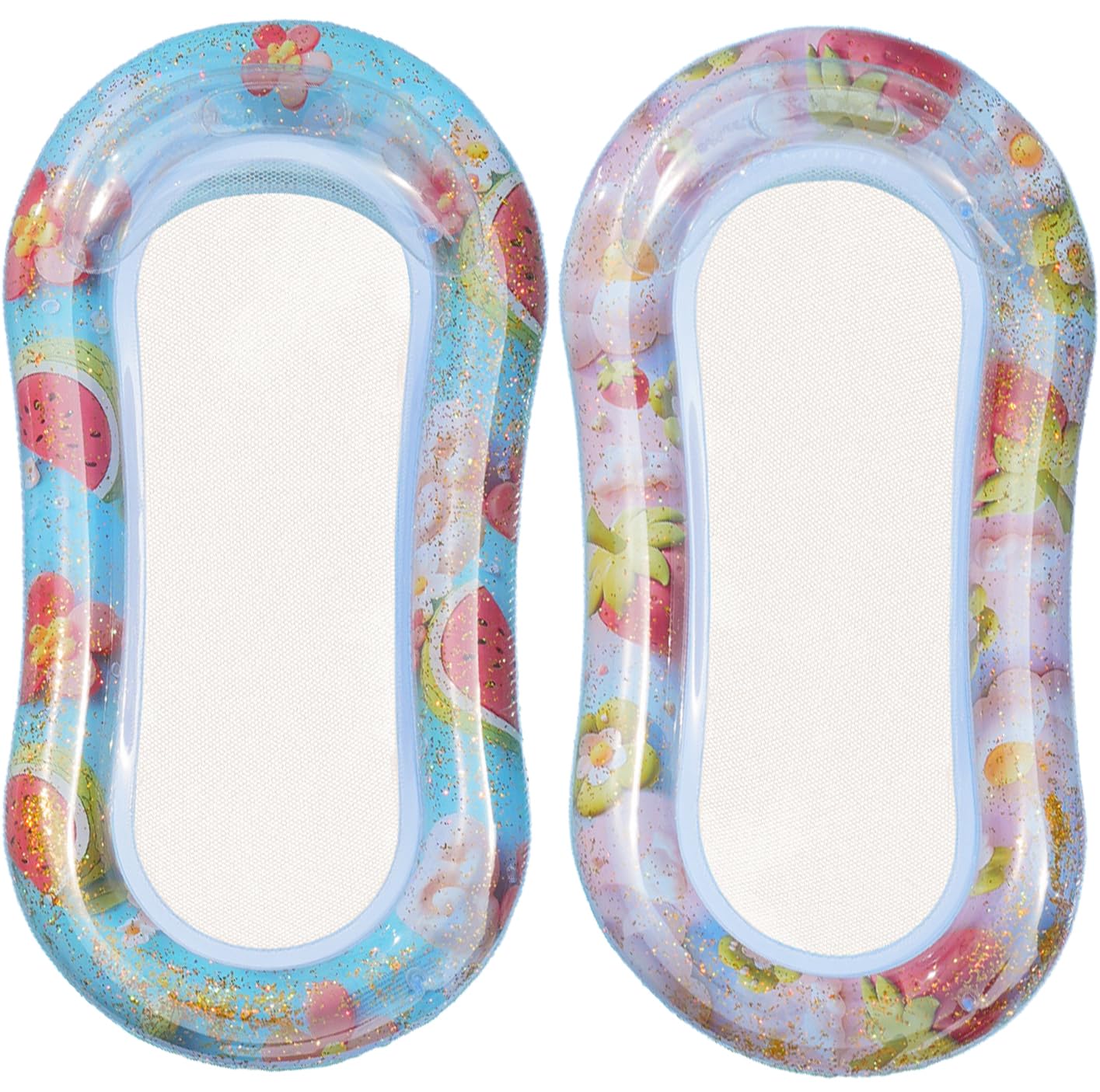 Flotadores de piscina, flotador inflable para piscina, tamaño adulto, 56 x 28 pulgadas, hamaca de agua, balsas flotantes para piscina, fiesta flotante para verano, playa al aire libre