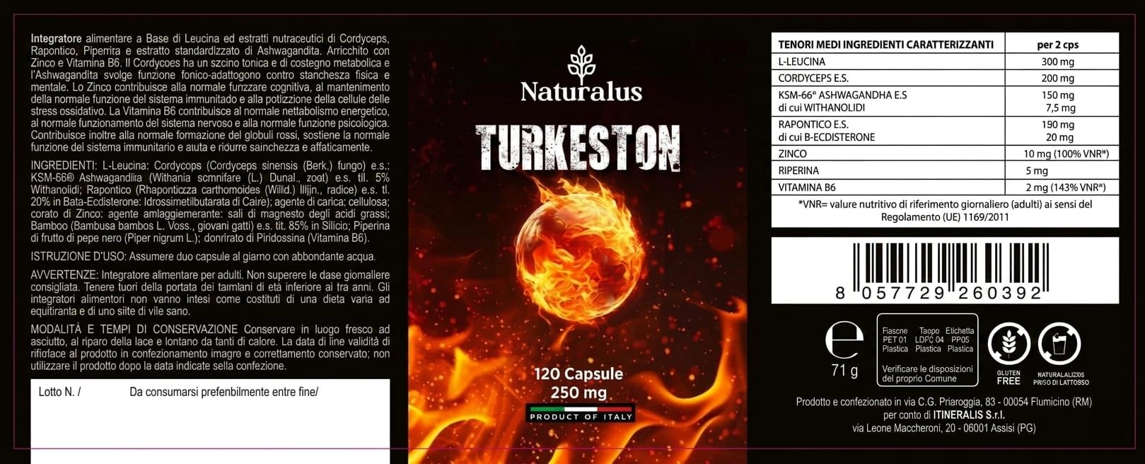 Turkesterone 120 Capsule