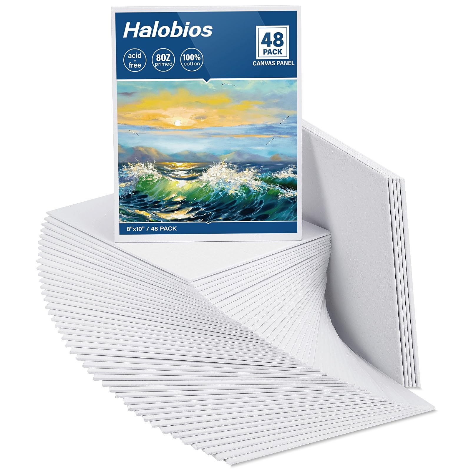 Sponsored Ad - Canvas Boards for Painting 8x10 Inch, 48 Pack Blanck Canvas Panels Art Painting Supplies, 100% Cotton Primed Painting Supplies for Acrylic, Oil, Tempera & Watercolor Paint