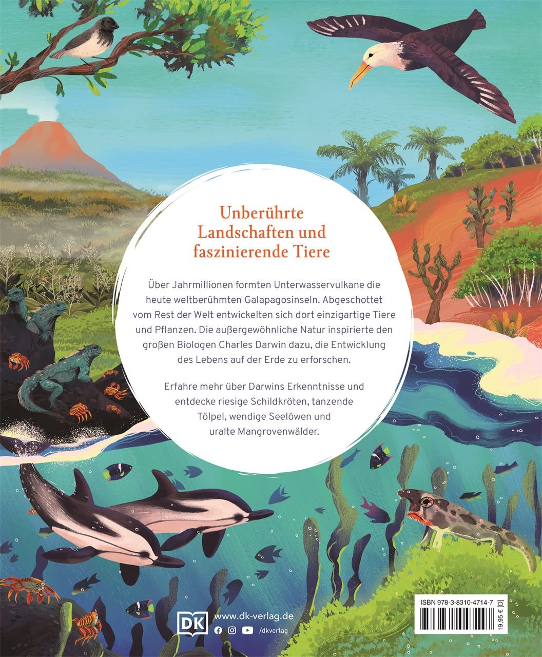 Galapagos: Eine Reise zu einzigartigen Vögeln, Reptilien und Meerestieren. Wunderschönes Naturbuch. Für Kinder ab 8 Jahren