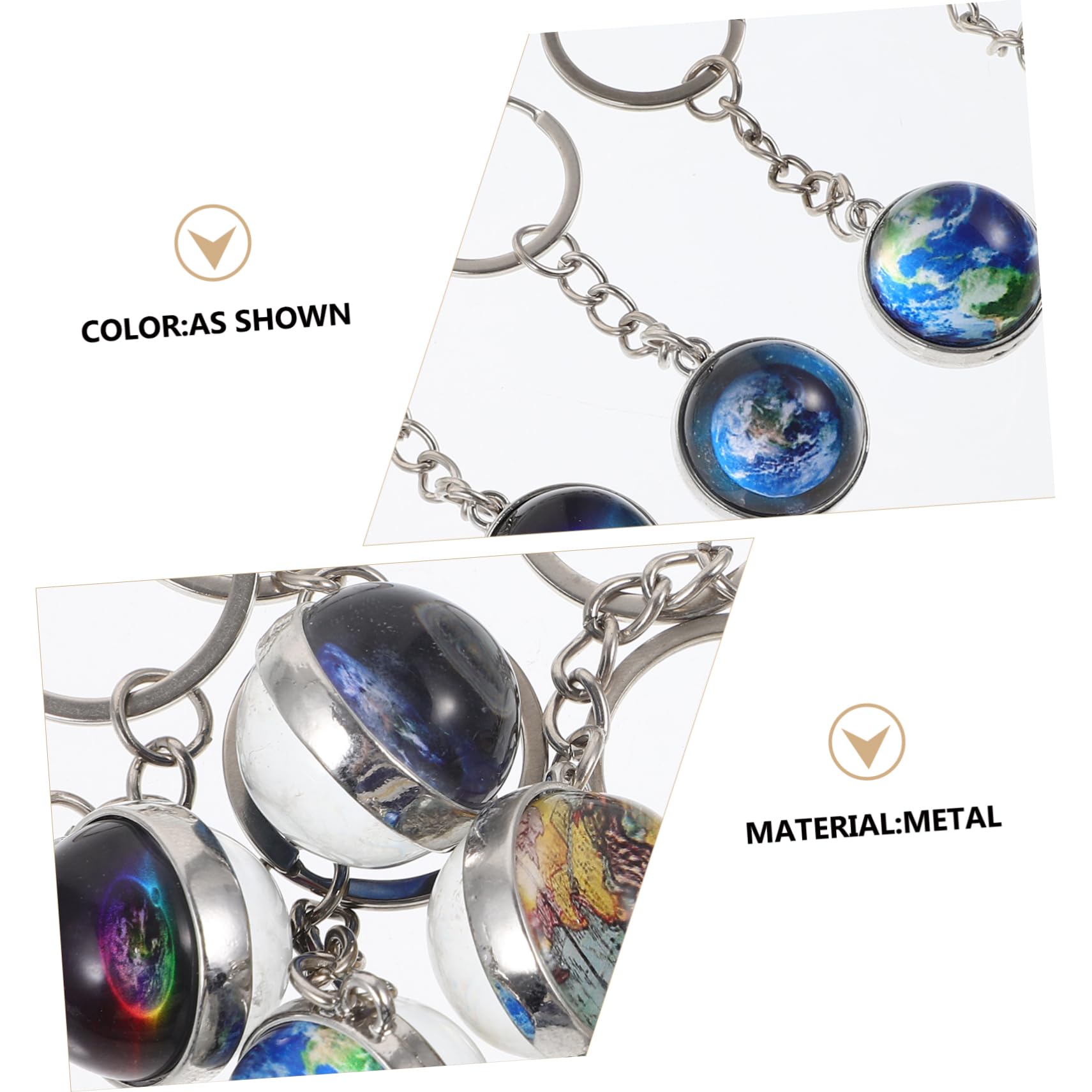 VALICLUD Llavero Tierra Anillos Llaves Poseedor Cadenas Llavero De Peluche Auto Colgante De De Globo Terráqueo Globo Terráqueo De Chicas Metal