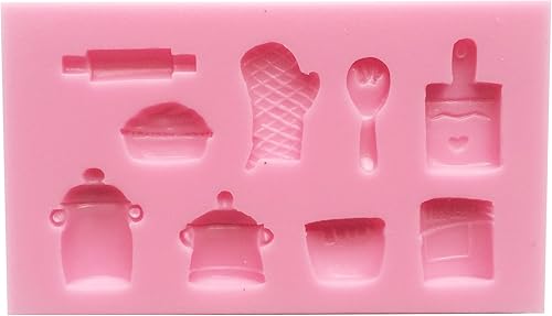 FUNSHOWCASE Molde de silicona para repostería, arcilla, manualidades