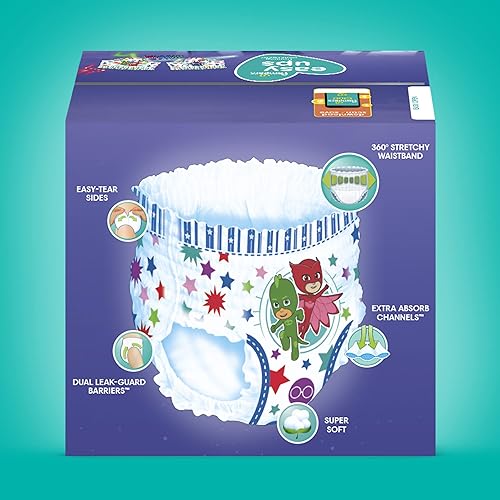 Pampers Easy Ups - Ropa interior de entrenamiento para niños, talla 6, 4T-5T, 18 unidades, (el embalaje puede variar) (paquete de 2)