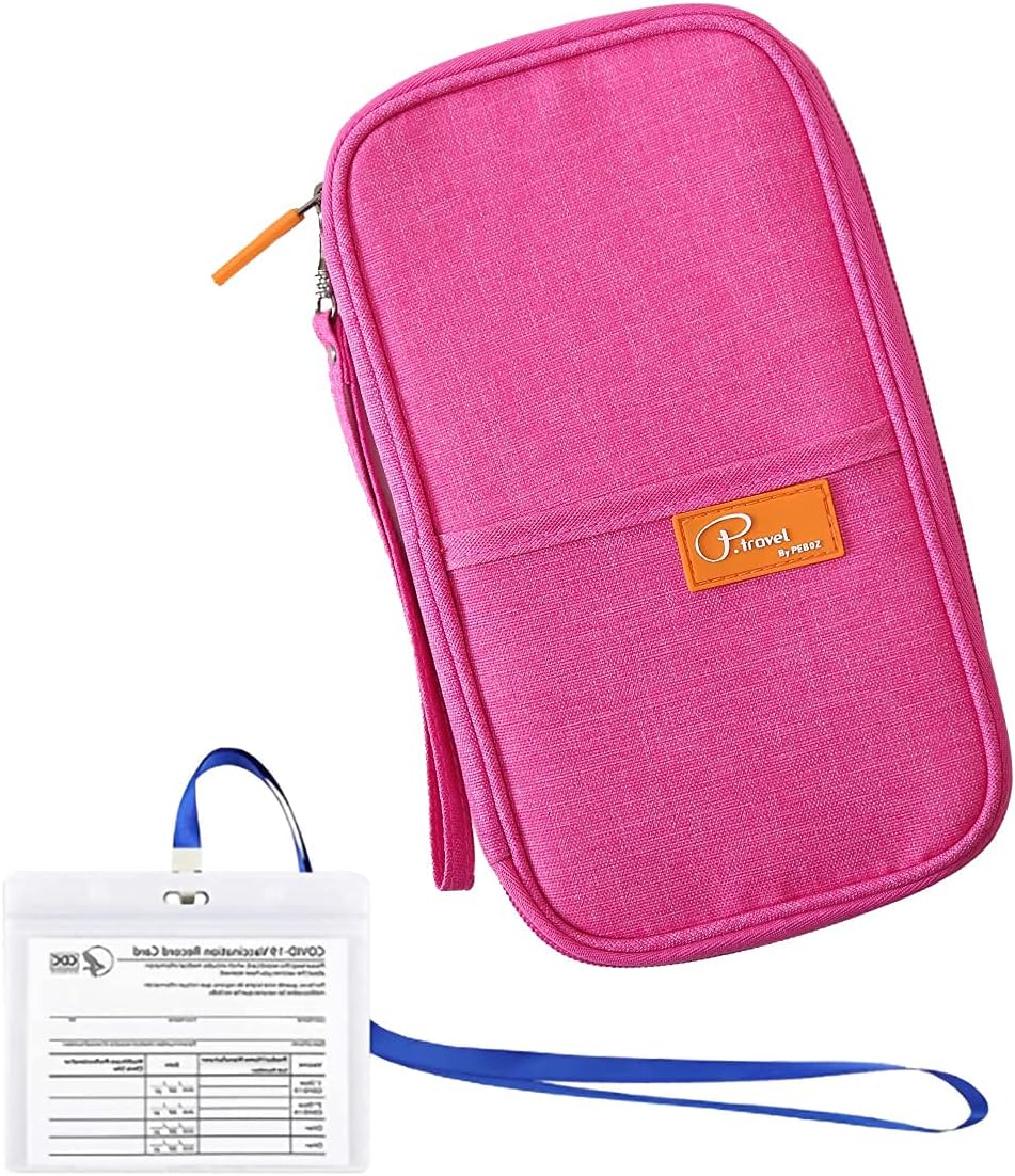  | Travel Passport Wallet Family Passport Holder Waterproof Bag Document Organizer for Women & Men-Black | Passport Wallets