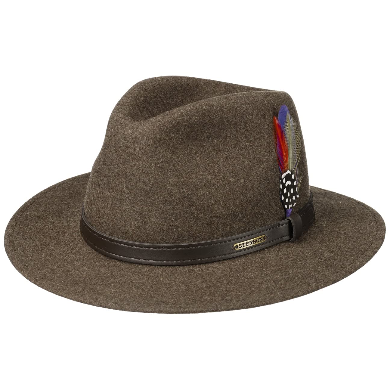 StetsonPowell Traveller Felt Hat Men | Made in The EU