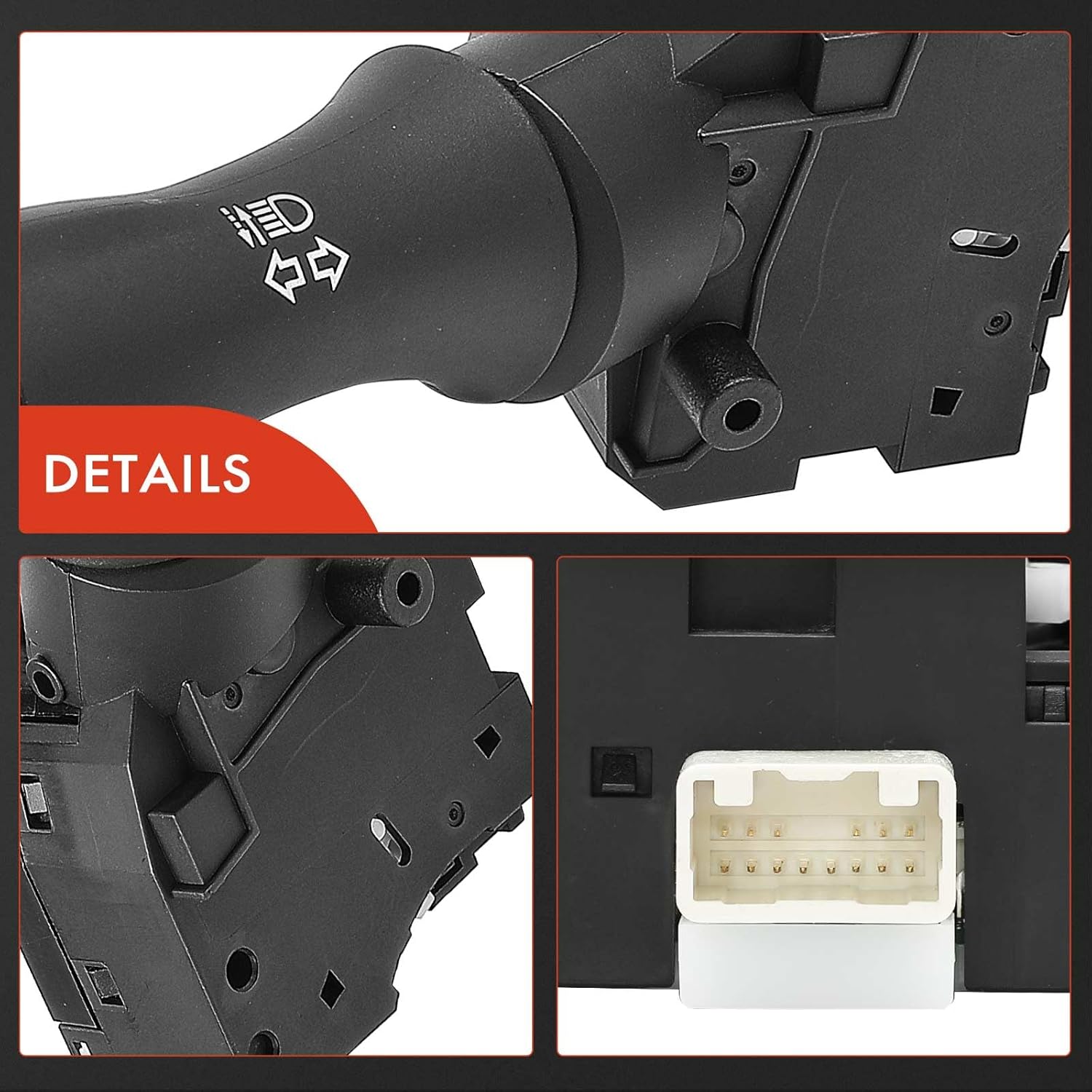 A-Premium Turn Signal Switch, Headlight Dimmer, Parking Light, Windshield Wiper Switch Lever Assembly Compatible with Nissan Altima 2007-2018, NV200 2013-2019, Sentra 2013-2016, Versa 2012-2019