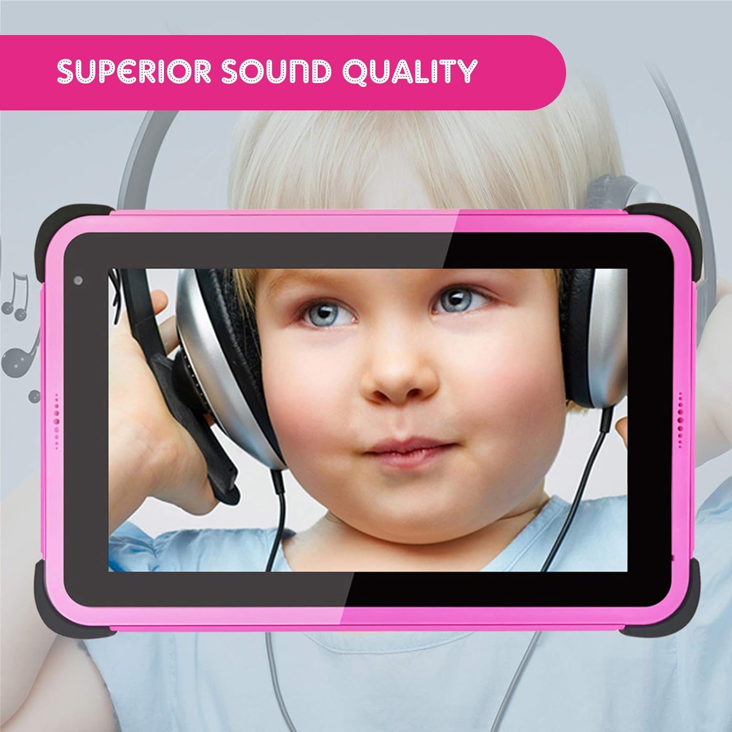 Bеѕt Cуbеr Dеаlѕ 🔥 Kids Tablets 7 inch 2GB RAM 32GB Storage Android 10 Learning Tablet COPPA Certified Touchscreen Tablet for Kids IPS HD Display WiFi Tablet for Girls Toddlers, Compatible with Disney + APP, Pink
