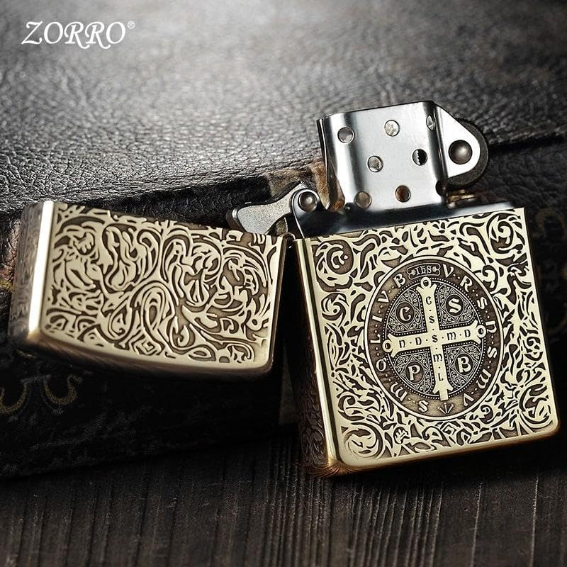 Amazon.co.jp: ZORRO コンスタンティン オイルライター 聖ベネディクト 