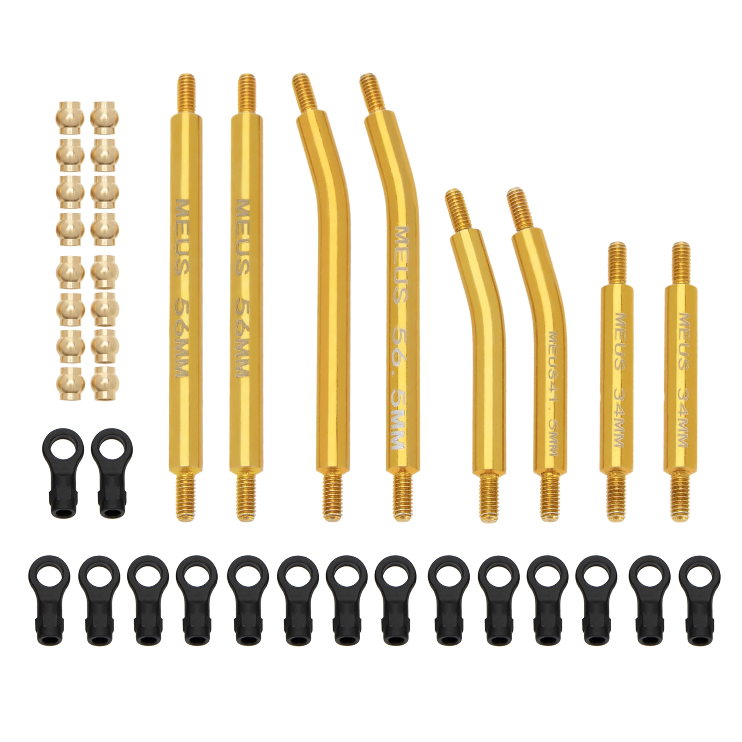 Amazon.com: MEUS RACING TRX4M Links Brass High Clearance Links Set