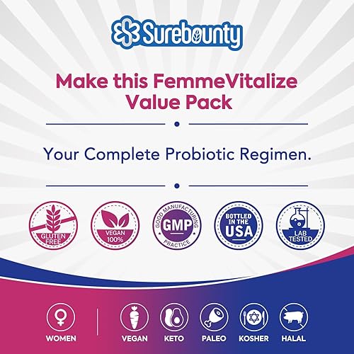 Miniatura 9 de Paquete de probióticos, probiótico femenino 4 en 1 (30 unidades) y probiótico de restauración suprema (60 unidades), 2 paquetes, soporte vaginal de