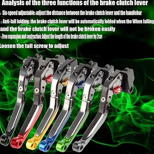 Miniatura 4 de Para Kawasaki Z900RS Z 900RS Z900 RS Z 900 RS 2017-2021 Mango Embrague de freno Accesorios de motocicleta Palancas de embrague de freno plegables