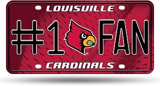 Rico Industries NCAA Unisex-Adult #1 Fan Metal License Plate Tag