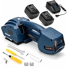 VONPACK K8 Electric Strapping Machine with 2 Battery & Digital Display