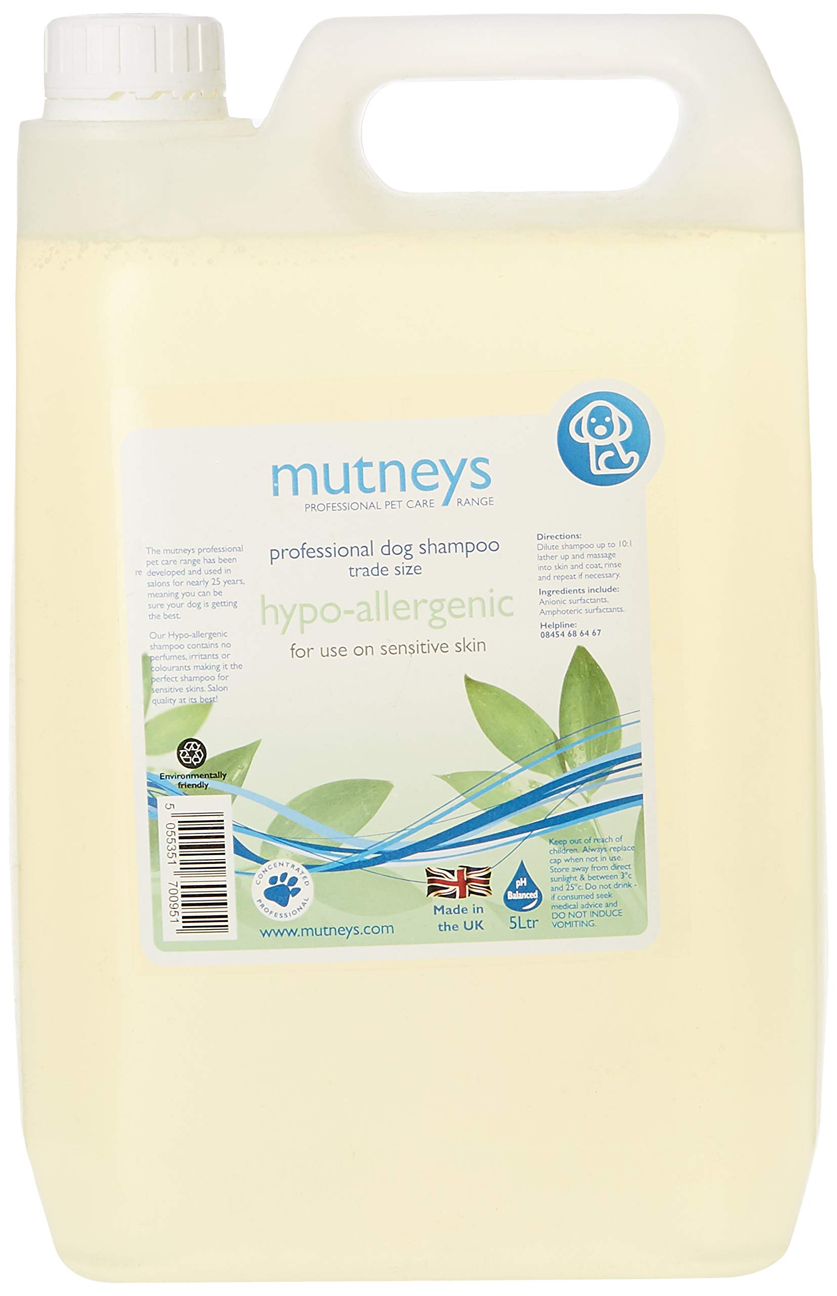 Hypo Allergenic Shampoo 5ltr