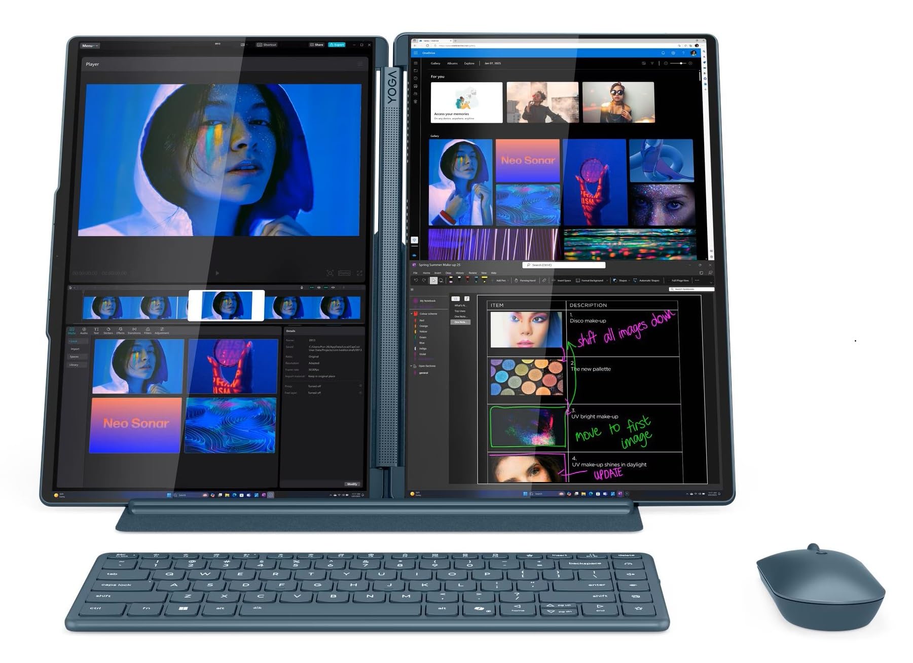 Lenovo Yoga Book 9i w/Ultra 7, touchscreen OLED 2.8K, 32GB RAM, SSD 1TB