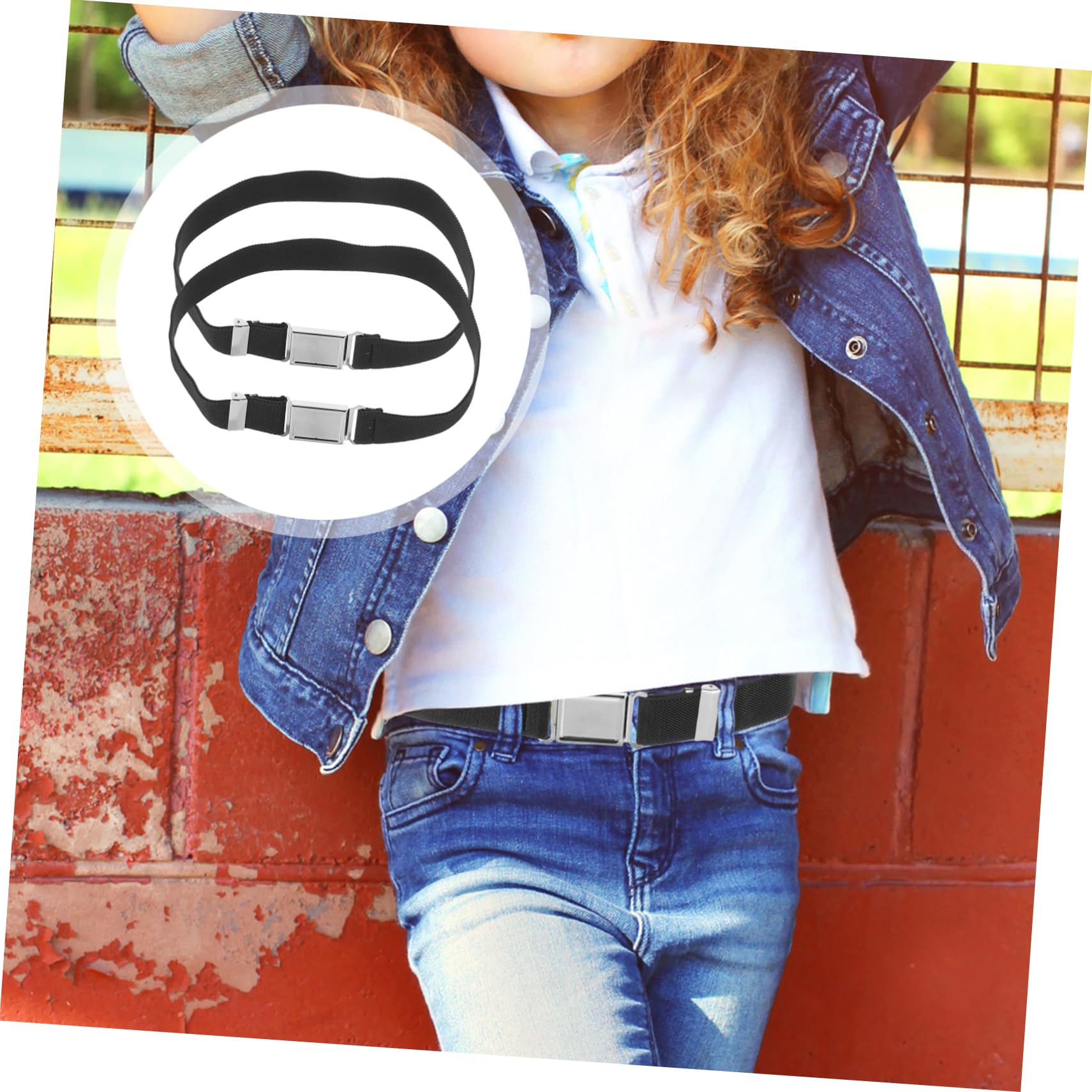 Ipetboom 3sets Boys and Girls Belt Elastic for Boys Decorative Waist Belt Adjustable Size Ratchet 2pcs*3