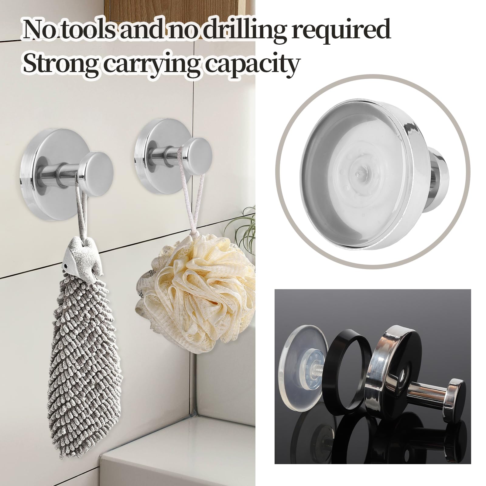 HZPZPP, 2pcs Mirror Light+2pcs Golden - Image 4
