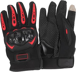 Kisangel 1 Par De Luvas De Ciclismo De Pano Luvas De Motocicleta Luvas Térmicas De Ciclismo Para Homens Luvas De Motocicleta Resistentes A Quedas Luvas De Snowmobile Luvas De Equitação