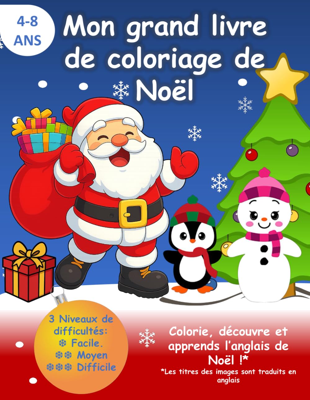 Mon grand livre de coloriage de Noël