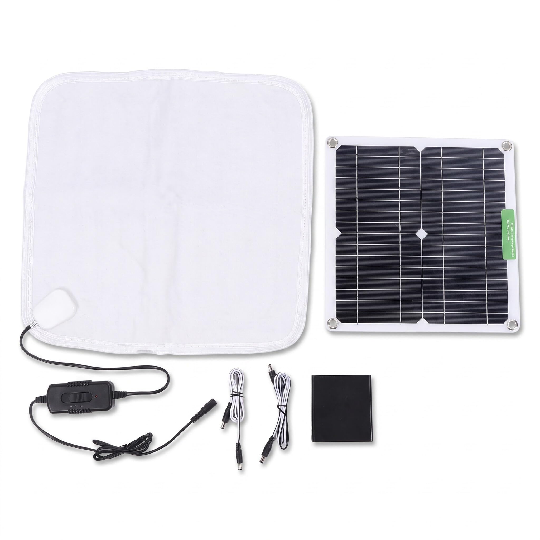 GOWENIC Coperta di Riscaldamento del Pannello Solare, Coperta Riscaldata per Animali Domestici, Riscaldamento Rapido da 50W, Tappetino Riscaldante Portatile Morbido per Animali Domestici
