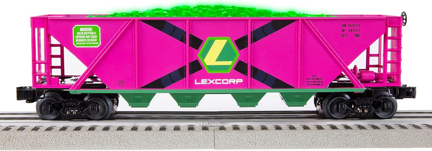 Lionel DC Comics LexCorp Kryptonite O Gauge Model Train Hopper
