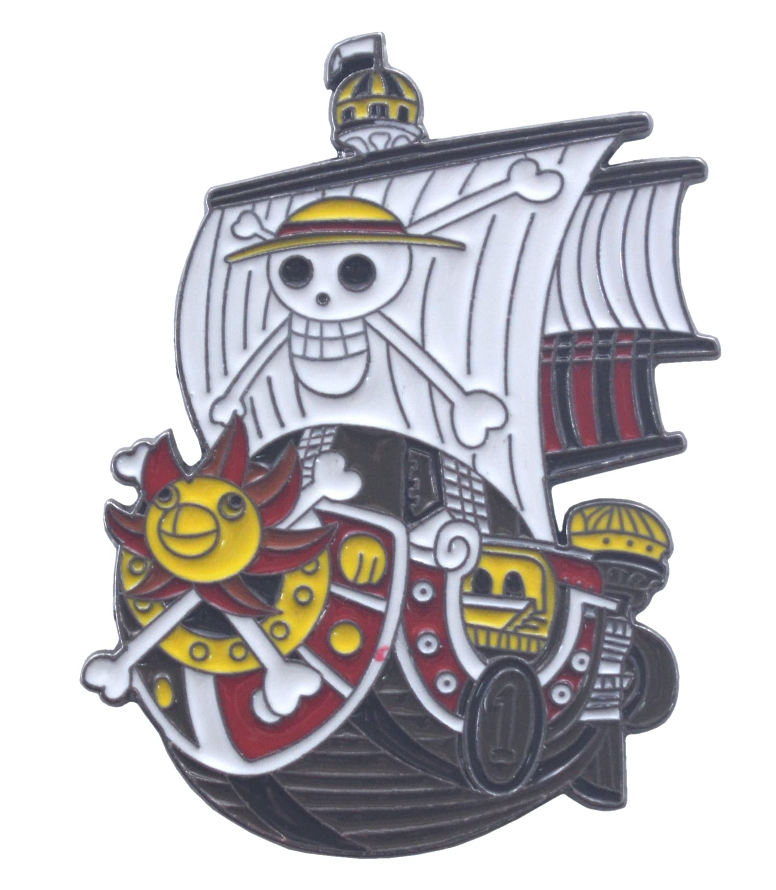 AmasukamiAnime characters Monkey D Luffy badge Thousand Sunny badge