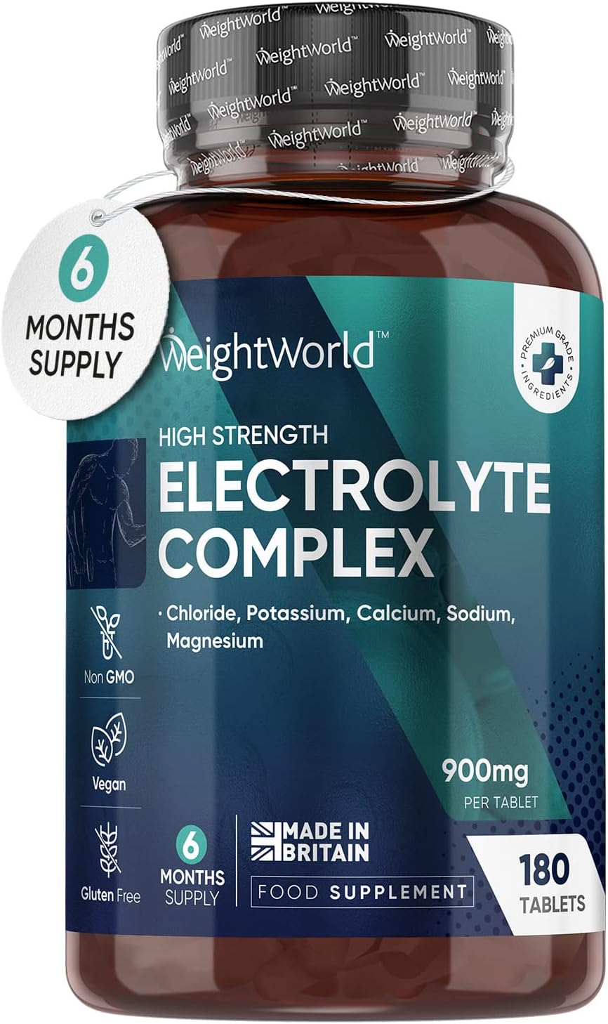 Electrolytes Tablets 180 Vegan Hydration Tablet (6 Months Supply