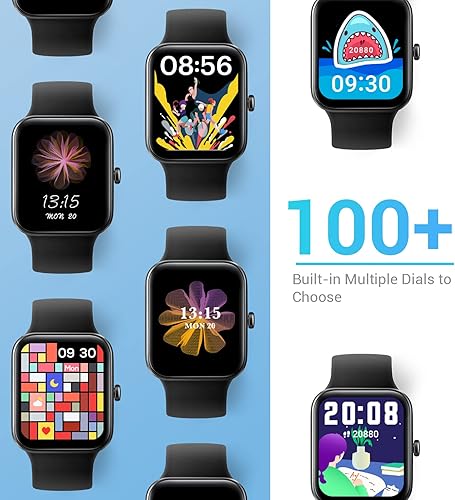 Miniatura 2 de Wohingo Reloj inteligente para mujer  Reloj de fitness de 1.69 pulgadas con pantalla táctil impermeable de 5 ATM de color HD, monitor de sueño de