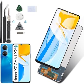 RongZy Compatible with Honor X7 2022 CMA-LX1 Replacement Screen LCD Display and Touch Screen Digitizer with Tools Black