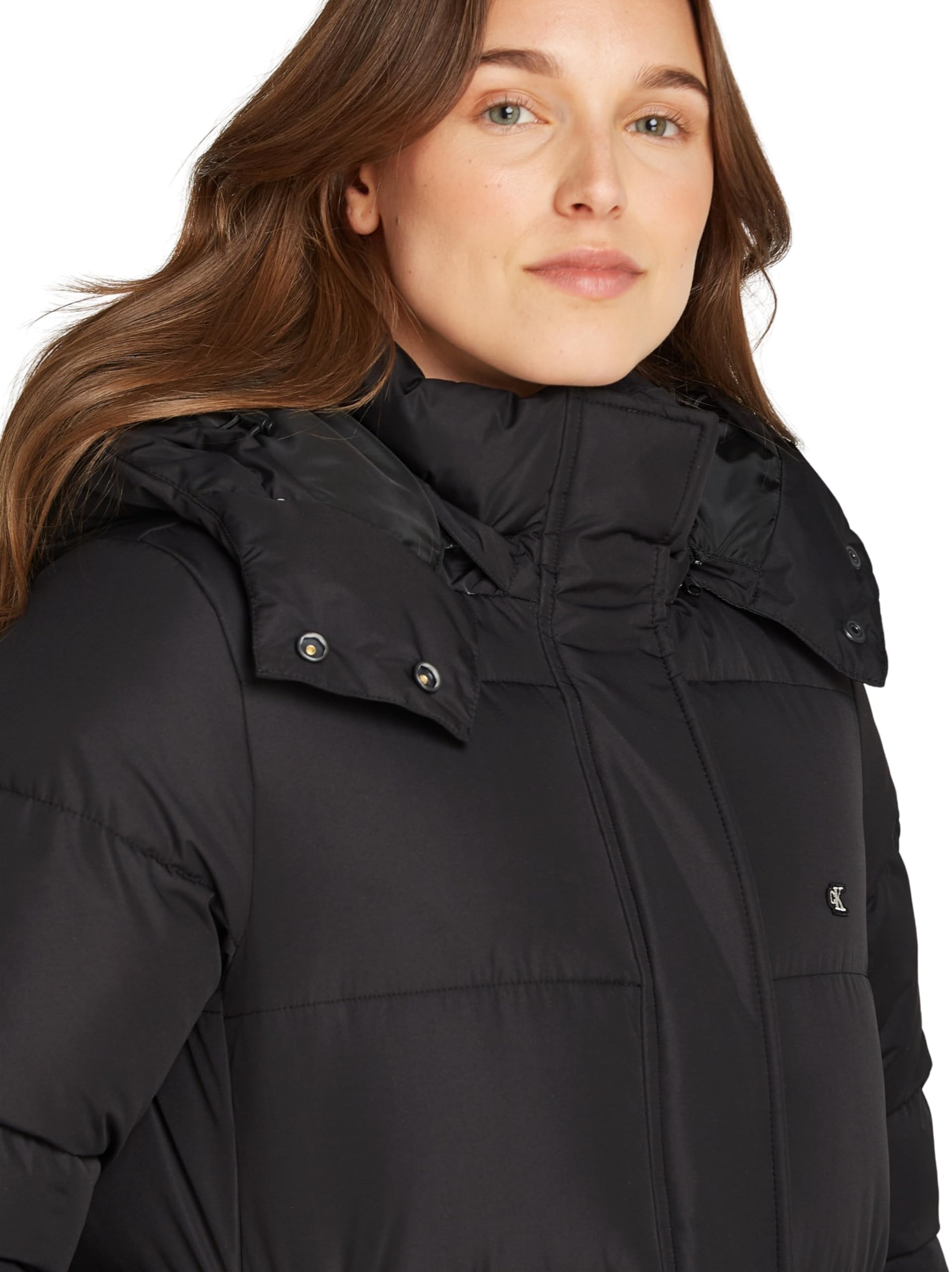 Calvin Klein Kurtka puchowa Kobiety Monologo Non Down Long Puffer J20j224104