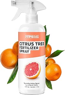 Citrus Tree Fertilizer Spray, Gentle Foliar Feeding Spray for Healthy Leaves and Plants, Liquid Fertilizer by TPS Plant Foods, 16oz (475ml)