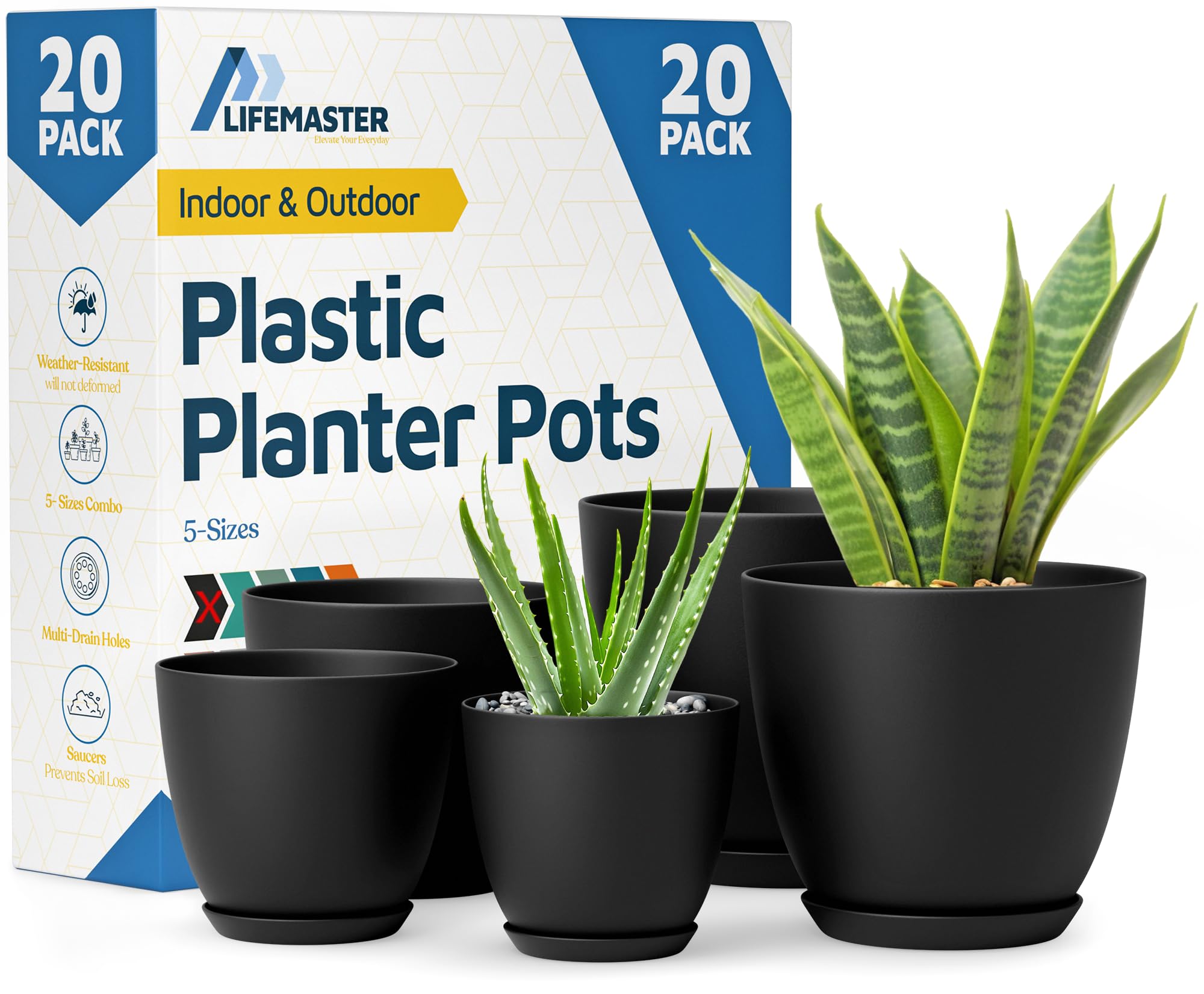 Lifemaster Perchas, Negro