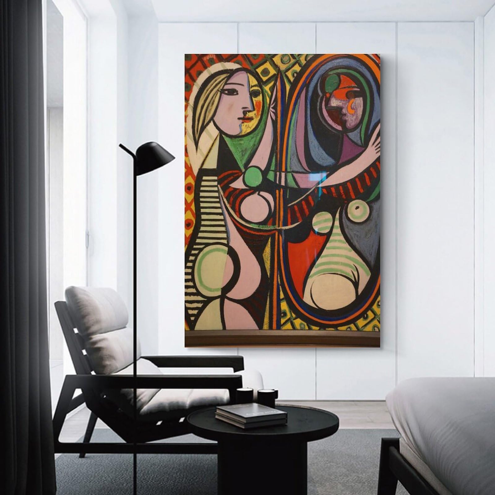 Amazon.co.jp: パブロ・ピカソ Pablo Picasso 《鏡の前の少女