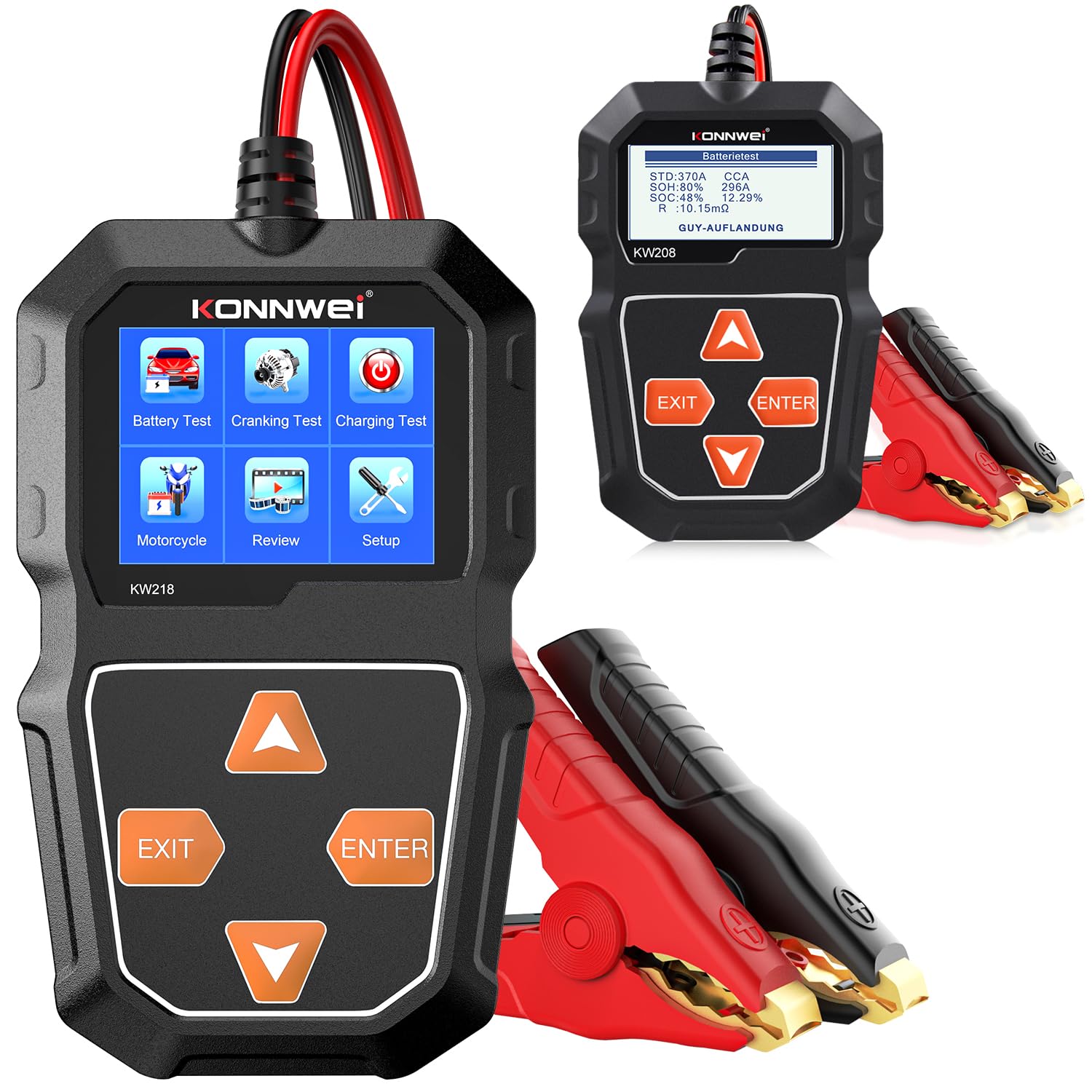 KW320 OBD2 Scanner + KW208 Battery Tester