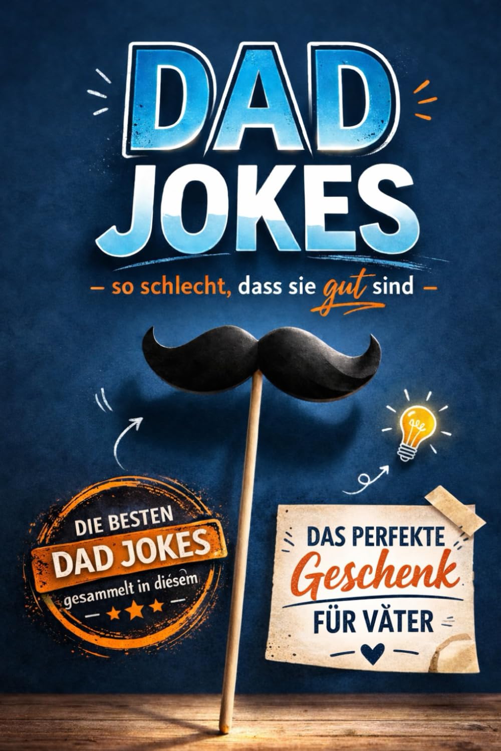 Dad Jokes – So schlecht, dass sie gut sind: Die besten flachen Witze für Väter, Familien & alle mit Humor | Das perfekte Geschenk für Papa