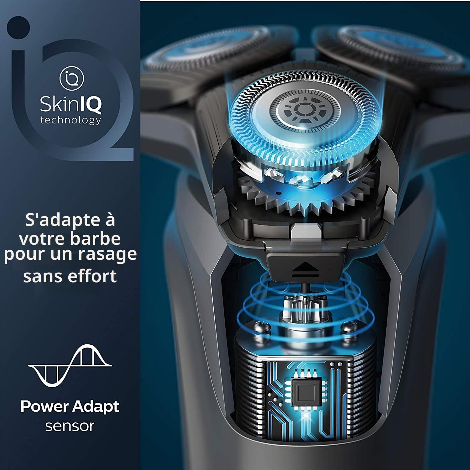 PHILIPS Philips Shaver Series 5000 Rasoir électrique sec et humide pour homme (modèle S5579/50)