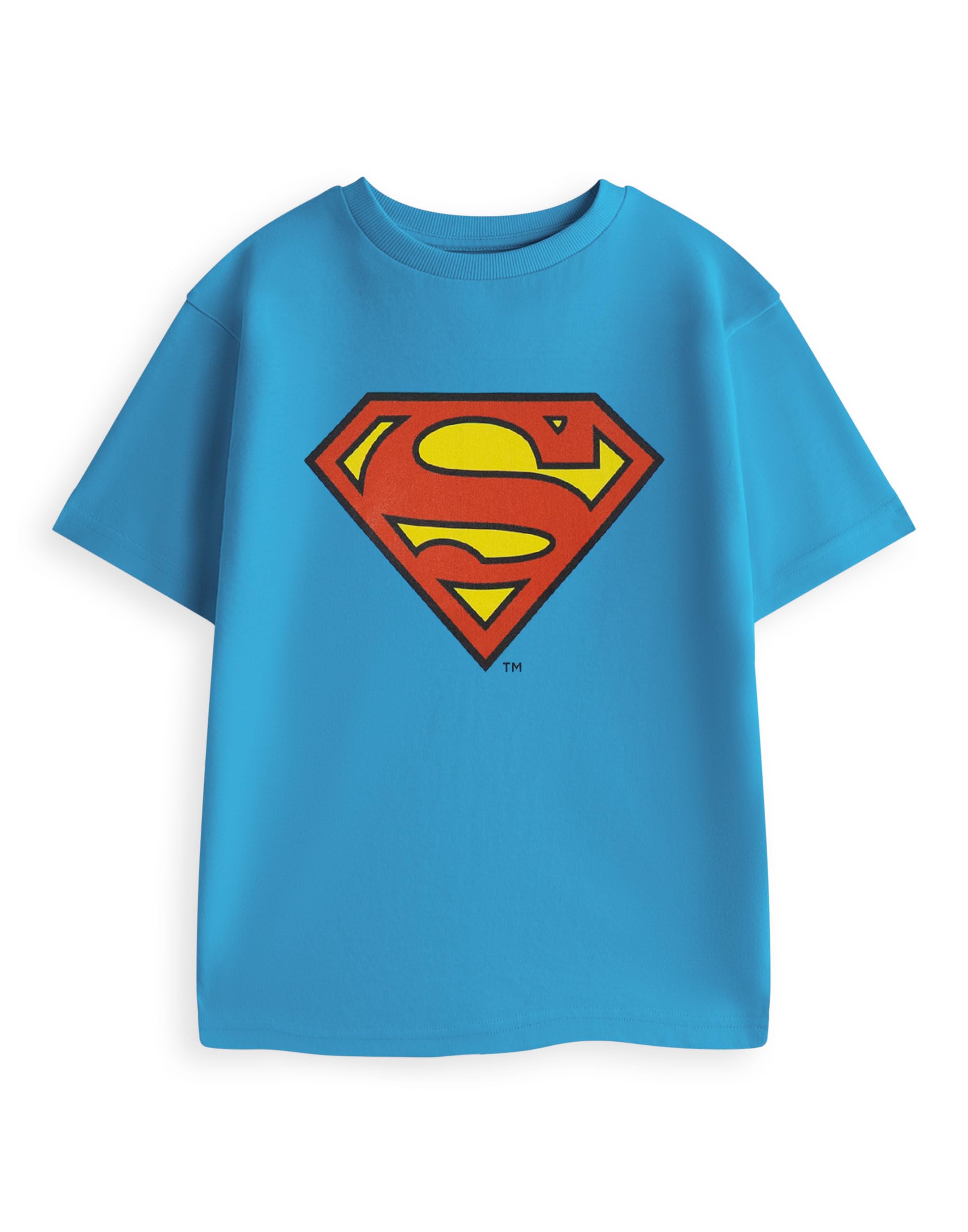 Dc Comics Superman Short Sleeved T-Shirt (Boys ) Blue