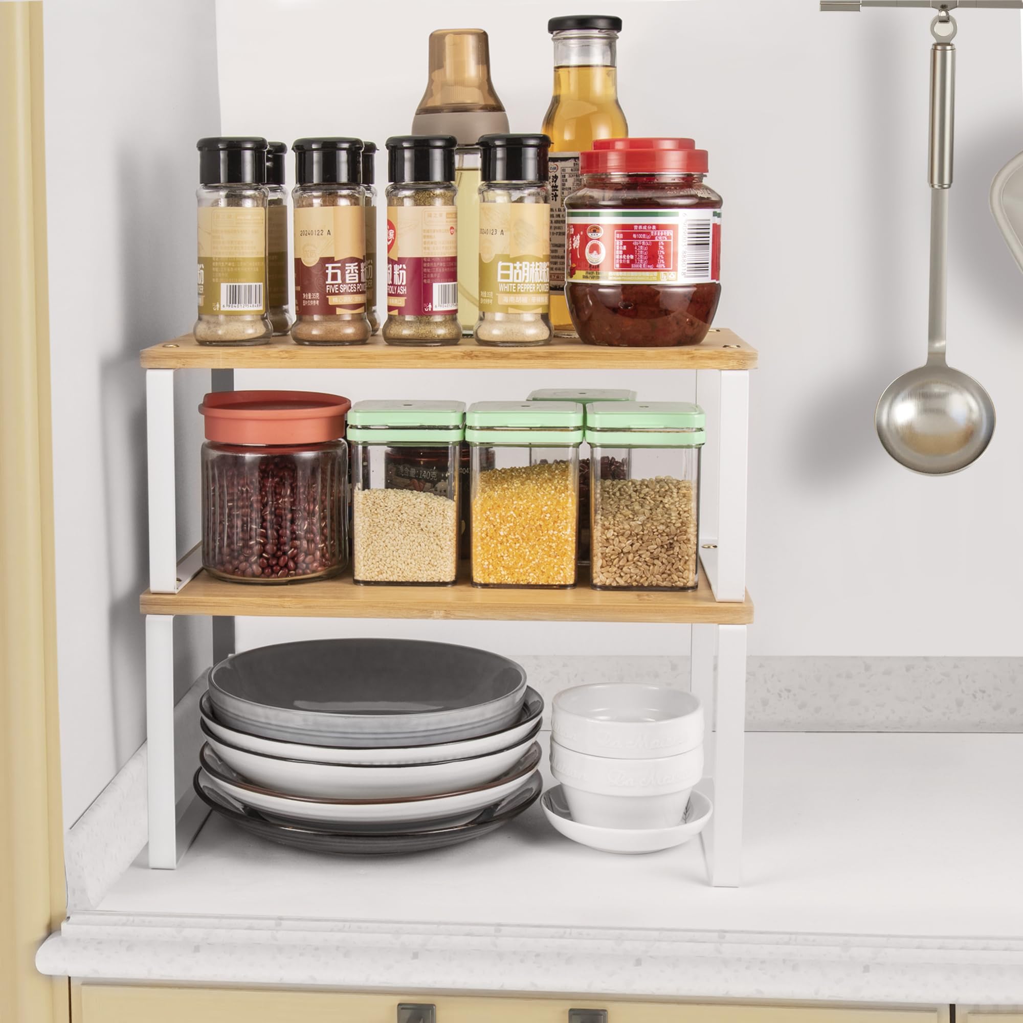 Küchen Organizer Aus Metall - Stapelbar & Verstellbar