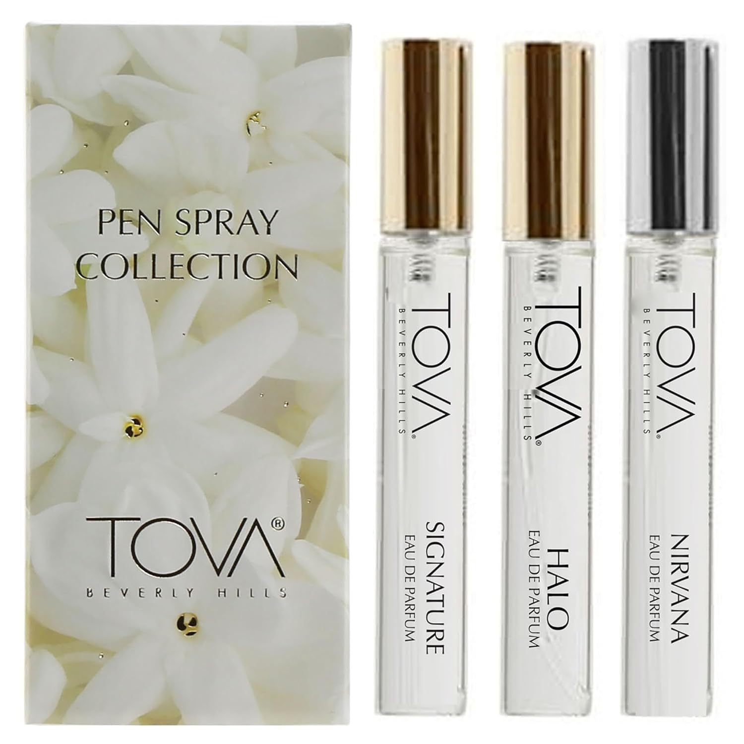 Tova Pen Spray Collection Signature/Halo/Nirvana 0.33 Oz Set
