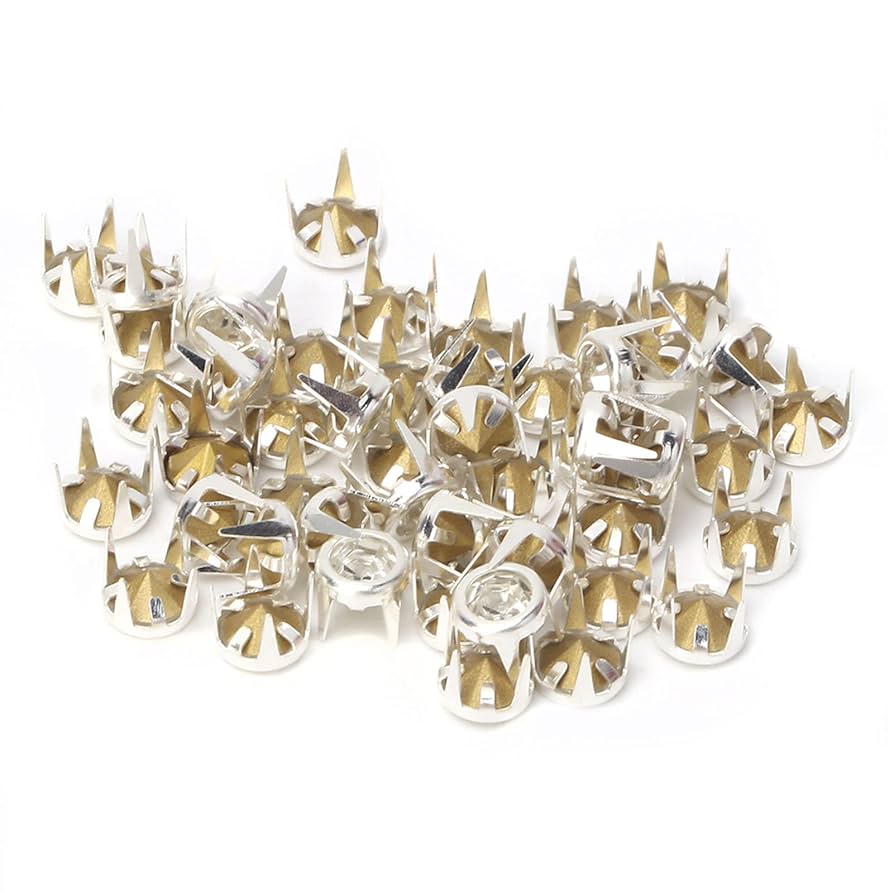 Mini Remaches De Garra De Diamantes De Imitación De 6 Mm, Remaches De Cristal Con Puntas, Suministros Para Manualidades De Costura De Ropa De Muñecas - España