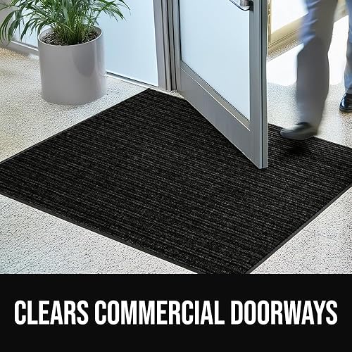 Miniatura 5 de GORILLA GRIP Tapete de protección de tráfico, tapete de bienvenida resistente, tapete de espacio de oficina comercial, impermeable, resistente a la