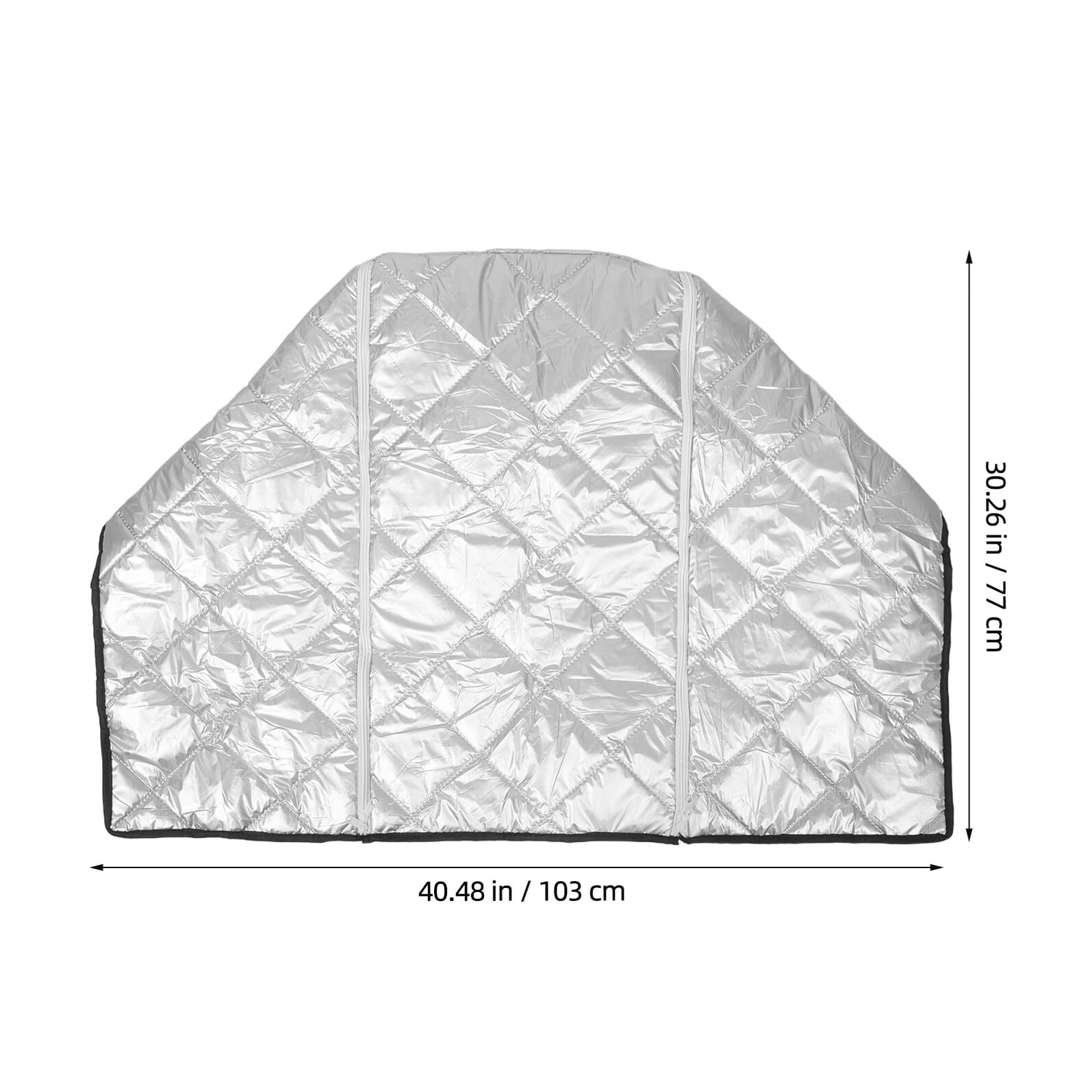 Genérico Funda Protectora para Calentador de Agua Mural sin Tanque 6 Capas Gruesa con Cremallera, Resistente al Polvo, Prueba de Aceite, Tamaño 75x47x33 Cm para Uso Exterior E Interior — view 2